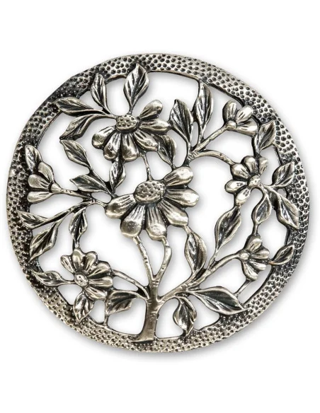 Pewter Lid - Flowers 🪚 Premium Woodworking Equipment | JetTools.bg