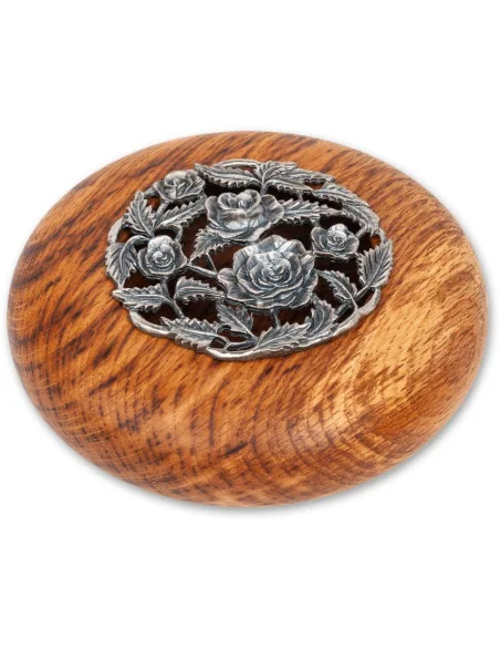 Pewter Lid - Rose 🪚 Premium Woodworking Equipment | JetTools.bg