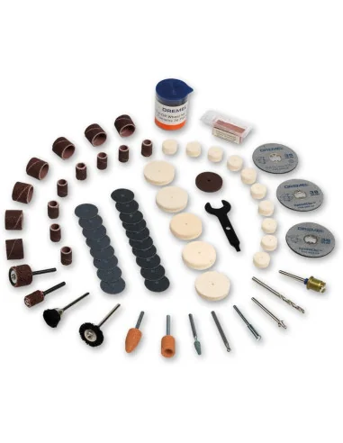 Dremel 100 Piece Multi-purpose Accessory Set 🪚 Премиум оборудване за дървообработка | JetTools.bg