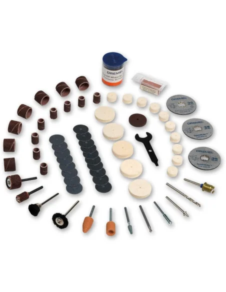 Dremel 100 Piece Multi-purpose Accessory Set 🪚 Premium Woodworking Equipment | JetTools.bg