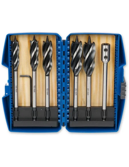 FISCH 6-Piece Auger Speed Cut Set 🪚 Премиум оборудване за дървообработка | JetTools.bg