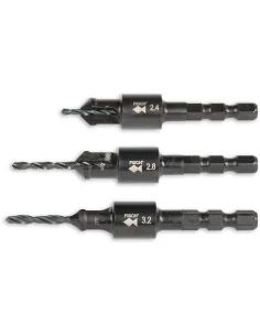 Fisch Hex Drive Drill & Countersink Set (3) 🪚 Premium Woodworking Equipment | JetTools.bg