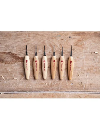 Flexcut MT910 6 Piece Mixed Profile Micro Tool Set 🪚 Premium Woodworking Equipment | JetTools.bg