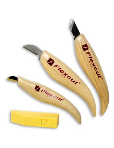 Flexcut Chip Carving Set 🪚 Премиум оборудване за дървообработка | JetTools.bg