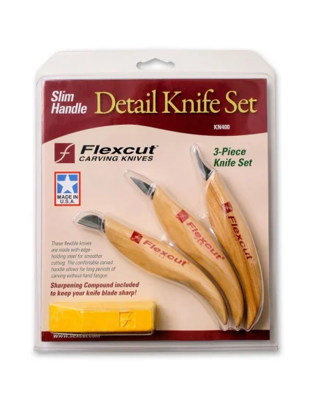 Flexcut Detail Knife Set 🪚 Премиум оборудване за дървообработка | JetTools.bg