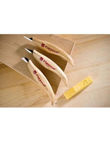 Flexcut Detail Knife Set 🪚 Премиум оборудване за дървообработка | JetTools.bg