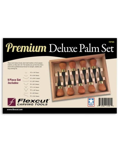 Flexcut Premium Deluxe Palm Set 🪚 Премиум оборудване за дървообработка | JetTools.bg