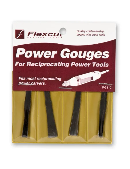 Flexcut RG310 4 Piece Power Carving Detail Gouge Set 🪚 Премиум оборудване за дървообработка | JetTools.bg