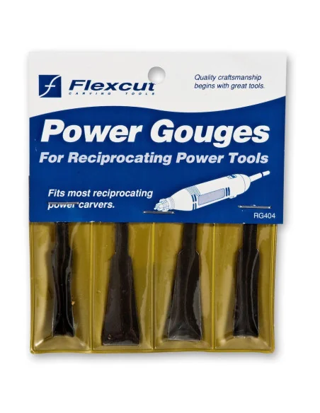 Flexcut RG404 4 Piece Power Carving Roughing Gouge Set 🪚 Премиум оборудване за дървообработка | JetTools.bg