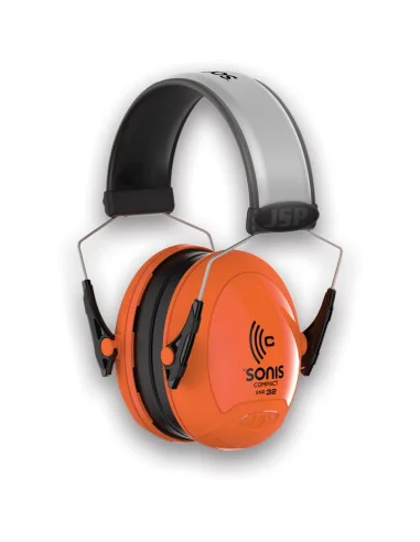 JSP Sonis Compact Hi-Vis Ear Defenders SNR 32 - 2828 - 