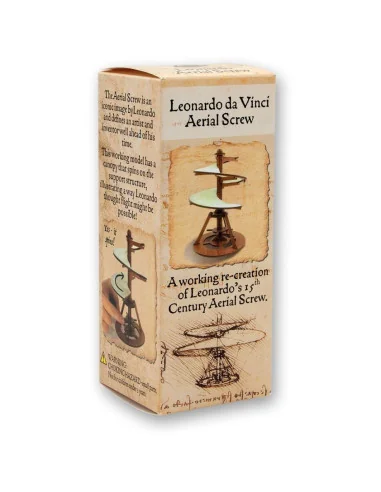 Mini Wooden Kit - Leonardo da Vinci Aerial Screw 🪚 Premium Woodworking Equipment | JetTools.bg