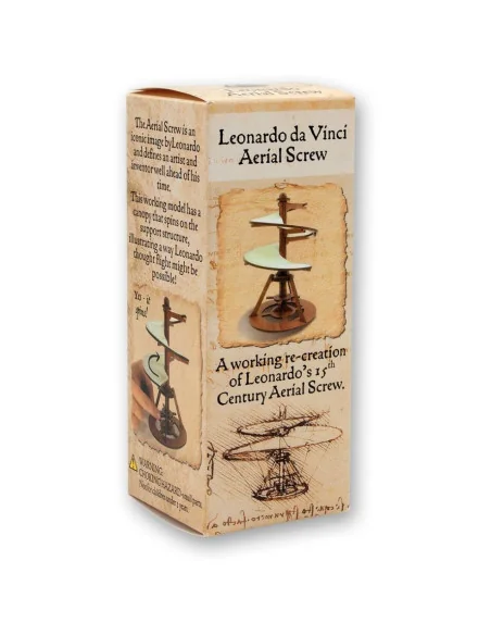 Mini Wooden Kit - Leonardo da Vinci Aerial Screw 🪚 Премиум оборудване за дървообработка | JetTools.bg