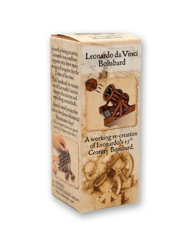 Mini Wooden Kit - Leonardo da Vinci Bombard 🪚 Premium Woodworking Equipment | JetTools.bg