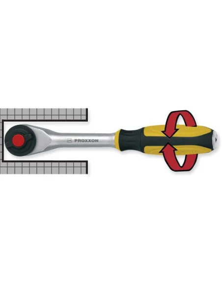 PROXXON 1/2" Drive ROTARY Ratchet with Extra Offset Action 🪚 Premium Woodworking Equipment | JetTools.bg