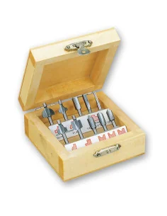 Proxxon 10 Piece Wood Router Bit Set 🪚 Премиум оборудване за дървообработка | JetTools.bg