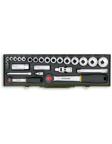 Proxxon 27 Piece Automotive Socket Set (14" & 12") 🪚 Премиум оборудване за дървообработка | JetTools.bg