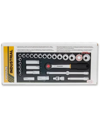 Proxxon 29 Piece Automotive Socket Set (12") 🪚 Премиум оборудване за дървообработка | JetTools.bg