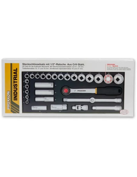 Proxxon 29 Piece Automotive Socket Set (12") 🪚 Премиум оборудване за дървообработка | JetTools.bg