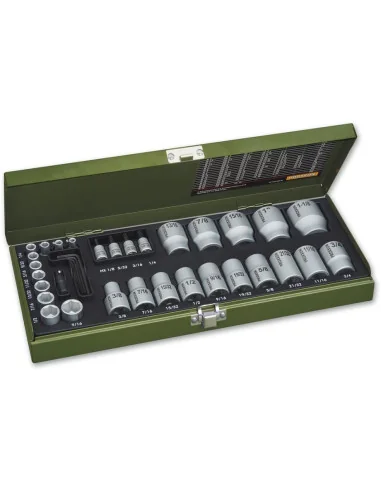 PROXXON 36 Piece Imperial Socket & Bit Set (1/4" & 1/2") 🪚 Premium Woodworking Equipment | JetTools.bg