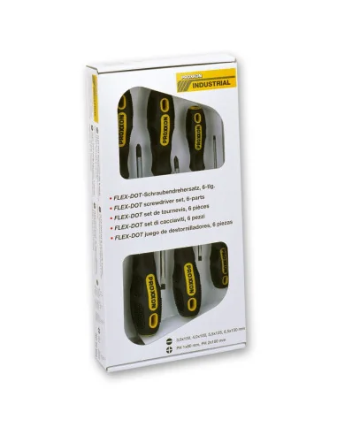 Proxxon 6 Piece Screwdriver Set (Ph & Slot) 🪚 Премиум оборудване за дървообработка | JetTools.bg