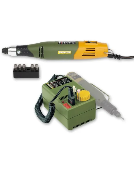 PROXXON 60 Mill/Drill 12V & NG 2/E Mains Adaptor 🪚 Premium Woodworking Equipment | JetTools.bg