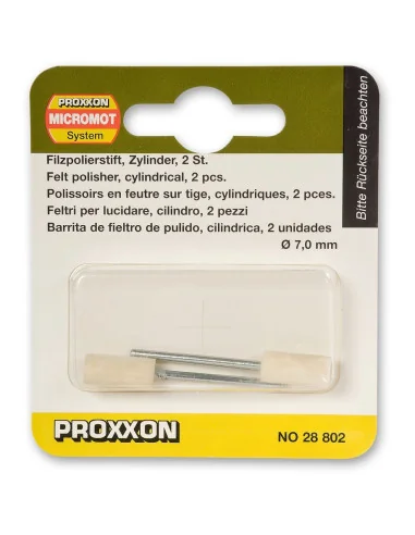 PROXXON Felt Polishing Cylinder Tips (Pkt 2) 🪚 Premium Woodworking Equipment | JetTools.bg