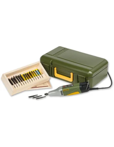 Proxxon MSG Carver & Flexcut RG100 Power Carving Deluxe Set (14 Pie...