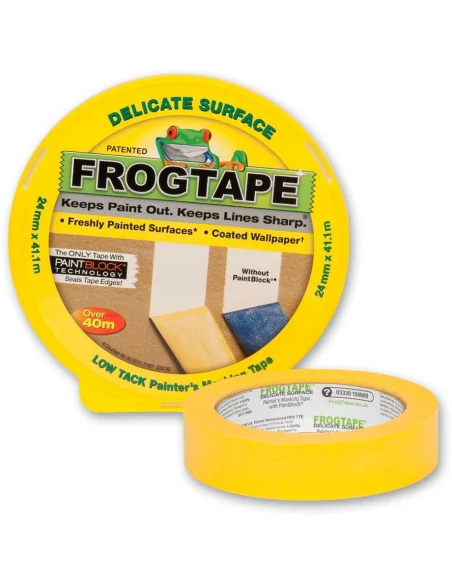 Shurtape FrogTape Delicate Masking Tape 🪚 Премиум оборудване за дървообработка | JetTools.bg