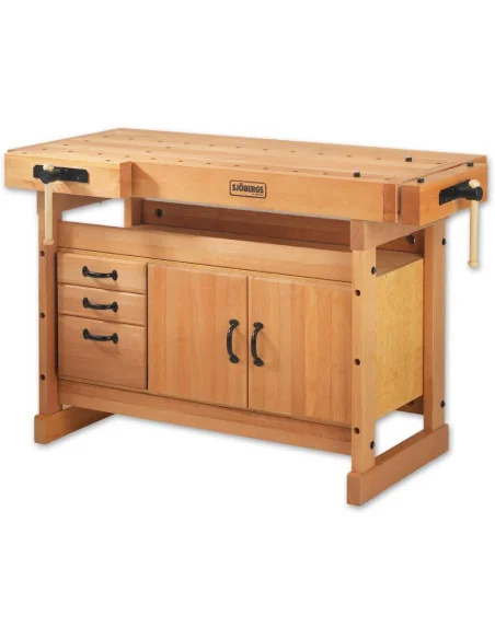 Дърводелски тезгях Sjobergs Scandi 1425 Workbench & Storage Unit SM03 🪚 Премиум оборудване за дървообработка | JetTools.bg