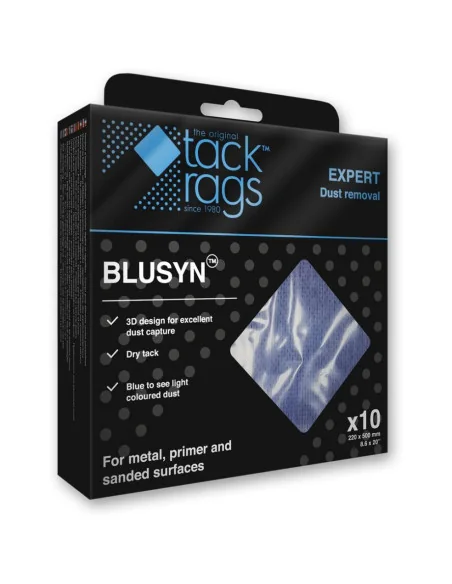 Tack Rags Expert BLUSYN Blue Dry Tack Cloth (Pkt 10) 🪚 Premium Woodworking Equipment | JetTools.bg