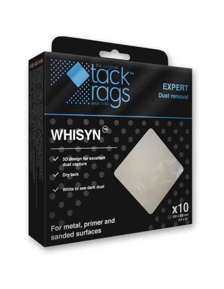 Tack Rags Expert WHISYN White Dry Tack Cloth (Pkt 10) 🪚 Premium Woodworking Equipment | JetTools.bg