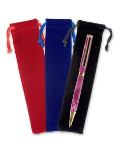 Velvet Drawstring Pen Cases (Pkt 3) 🪚 Premium Woodworking Equipment | JetTools.bg