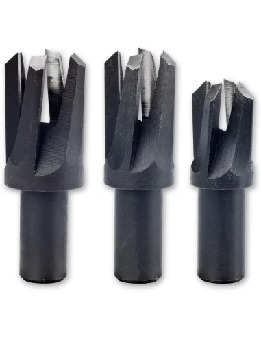 Veritas 3 Piece Metric Tapered Snug Plug Cutter Set 🪚 Премиум оборудване за дървообработка | JetTools.bg