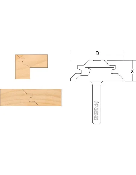 Axcaliber Mitre Lock Cutter 🪚 Премиум оборудване за дървообработка | JetTools.bg