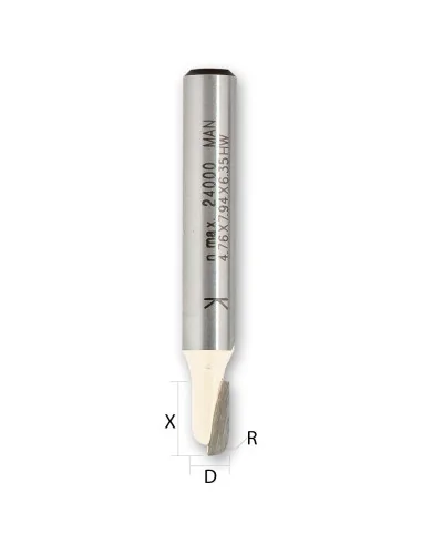 Axcaliber Round Nose/Radius Cutters - 1/2" Shank 🪚 Premium Woodworking Equipment | JetTools.bg