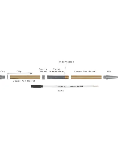 Artisan Twist Pen Kits 🪚 Premium Woodworking Equipment | JetTools.bg