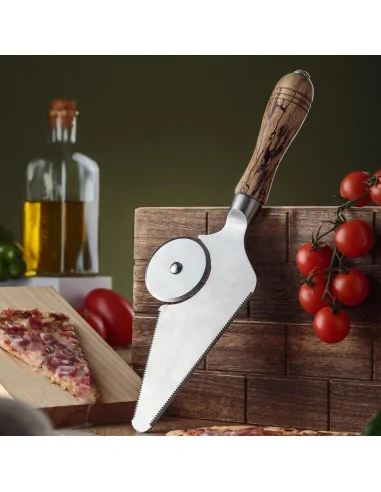 3 in 1 Pizza Cutter, Slicer & Server 🪚 Премиум оборудване за дървообработка | JetTools.bg