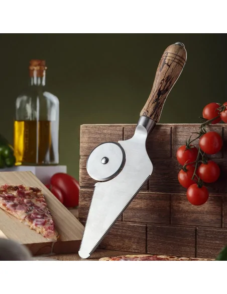 3 in 1 Pizza Cutter, Slicer & Server 🪚 Премиум оборудване за дървообработка | JetTools.bg