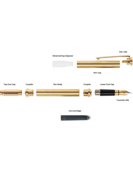 Artisan Fountain Pen Kit 🪚 Premium Woodworking Equipment | JetTools.bg