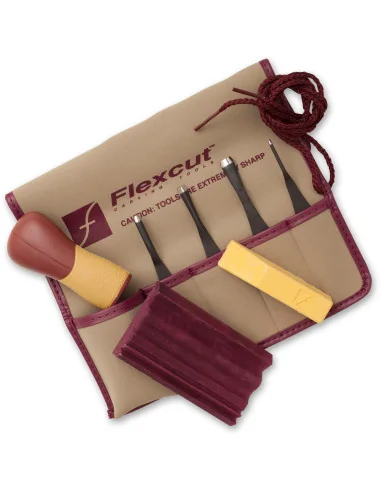 Flexcut 5 Piece Printmaking Set 🪚 Премиум оборудване за дървообработка | JetTools.bg