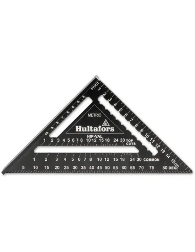 Hultafors 180mm Rafter Square 🪚 Премиум оборудване за дървообработка | JetTools.bg