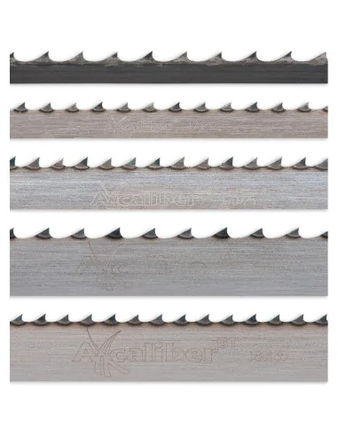 Axcaliber Pack of 5 Bandsaw Blades - 2,270mm(89") 🪚 Premium Woodworking Equipment | JetTools.bg