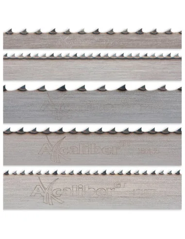 Axcaliber Pack of 5 Bandsaw Blades - 2,490mm(98") 🪚 Premium Woodworking Equipment | JetTools.bg