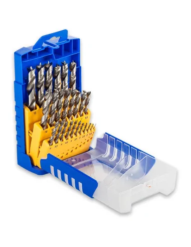 FISCH 25 Piece HSS Brad Point Drill Set - 2348 - 