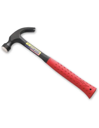 Estwing E3/20C Curved Claw Hammer - Red Vinyl Grip 560g (20oz)