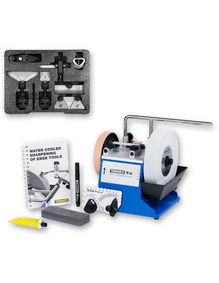 Tormek T-4 Original Sharpening System With HTK-906 Hand Tool Kit 🪚 Премиум оборудване за дървообработка | JetTools.bg